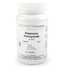 Lab Grade Potassium Ferricyanide, 100g for sale. Buy from The Science