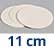 11 cm Filter Paper, Qualitative Medium Flow, Pk/100