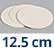 12.5 cm Filter Paper, Qualitative 2.0 micron - Slow, Pk/100