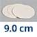 9.0 cm Filter Paper, Qualitative  35 micron - Fast, Pk/50