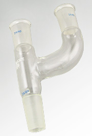 Three Way Claisen Adapter,24/40,borosilicate Laboratory Glassware - Laboratory B