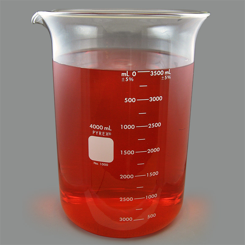 Pyrex borosilicate glass high profile beaker 600 ml 