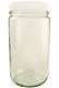 Clear Glass Wide Mouth Bottle 32oz.