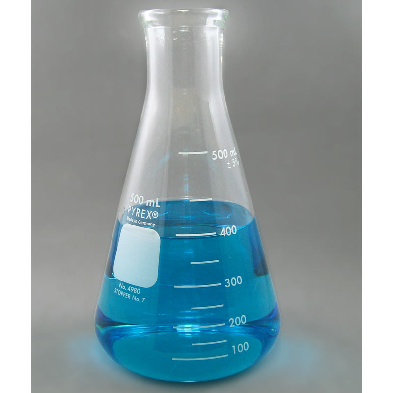 Pyrex™ Borosilicate Glass Narrow Neck Erlenmeyer Flask