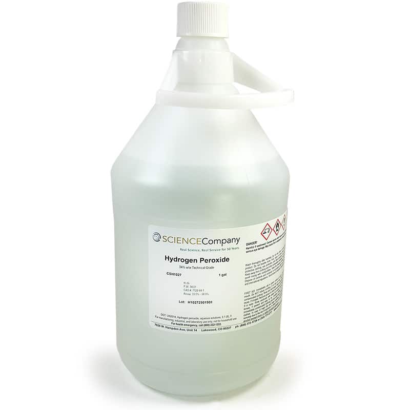 Hydrogen Peroxide 34% Solution, Lab Grade