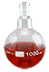 Single Neck Round Bottom Boiling Flask, 24/40 Joint, 1000mL
