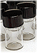 Clear glass vials 5/8 dram Pk/12