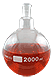 Single Neck Round Bottom Boiling Flask, 24/40 Joint, 2000mL
