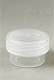 CoolJarz™ Sealz™ Screw-Capped Clear Poly Jar, 3 dram