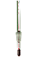 Partial Immersion Lab Thermometer, -20/250C, 10/18 joint