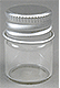 5 ml Aluminum Screw Cap Clear Glass Sample Vial