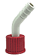 GL18 Open Top, Bent, Hose Connector