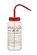 LDPE 2-Color Acetone Wash Bottle, 500mL (16oz)