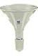 90mm Borosilicate Glass Powder Funnel, 24/29 Joint