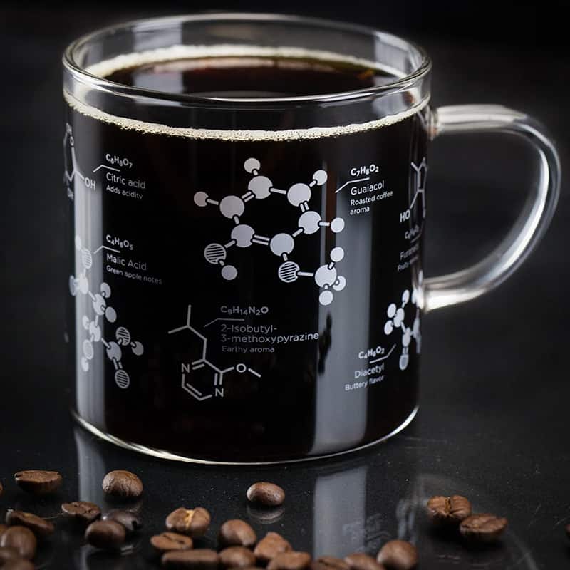 Glass Coffee Mug 13oz.