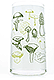 Mushrooms Drinking Glass, 18 oz.