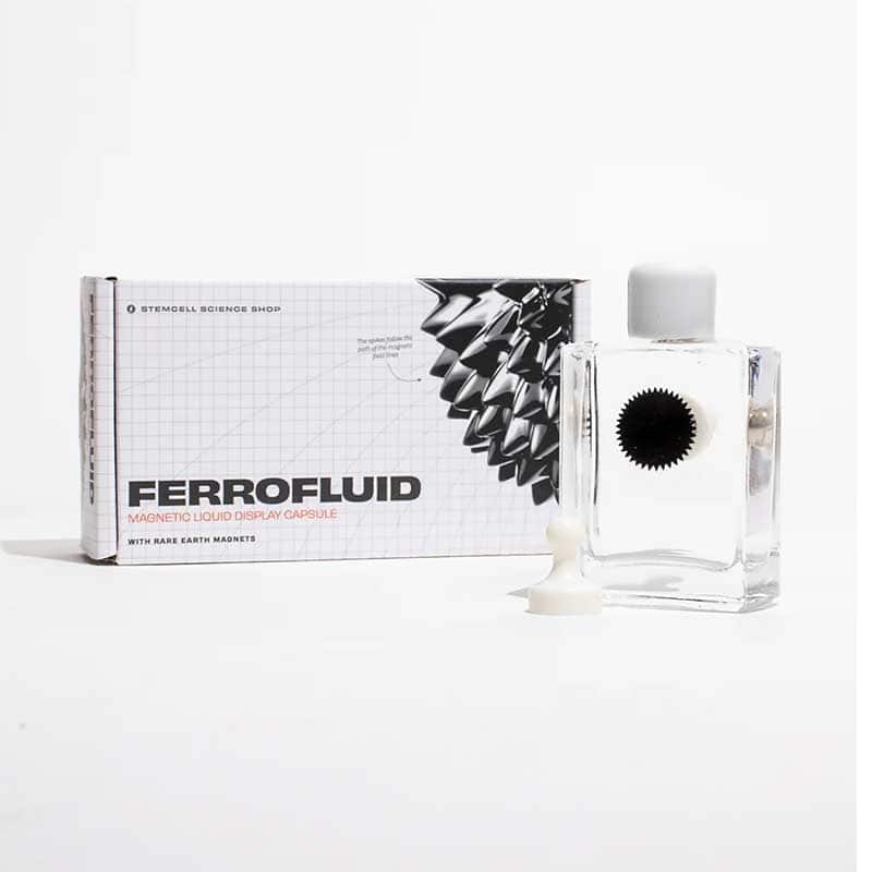 Amazing Ferrofluid Magnetic Display In a Bottle, Ferrofluid Magnetic Liquid  Display Desk Toy, Magnetism Science Kits 