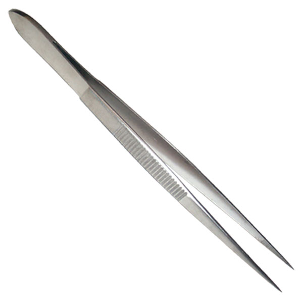 Medium Point Forceps, Tweezers, Curved, 4.5 (#4150)