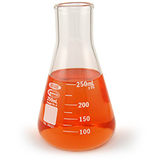 Borosilicate Glass Erlenmeyer Flask, 250mL