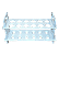 Polyethylene Test Tube Rack 12 place