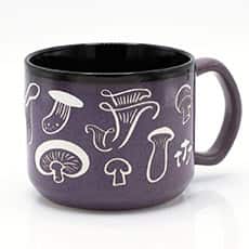 Fabulous Fungi Hand Carved Ceramic 15 oz. Mug
