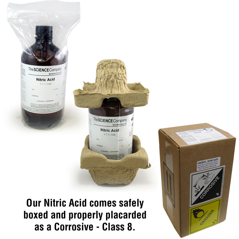 Nitric Acid, Concentrated, 1L for sale. Buy from The Science Company.