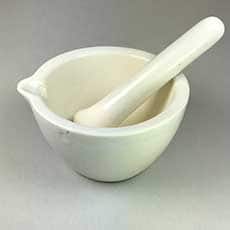 Deluxe Porcelain Mortar and Pestle, 105mm