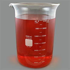 PYREX Glass Beaker, 4000mL