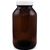 Amber Glass Wide Mouth Bottle, 16oz.