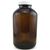 Amber Glass Wide Mouth Bottle, 32oz.