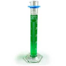 Glassco Class A Glass Graduated Cylinder, 25mL