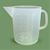 Plastic Graduated Beaker with Handle, 2000mL