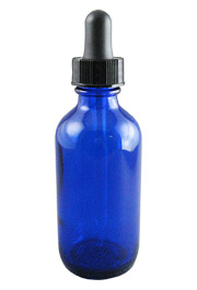 2 oz. Cobalt Blue Dropper Bottle
