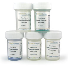 Flame Test Chemical Kit (5 X 10g)