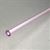 Glass Tubing, Punk Pink, 9mm O.D., 12 inch, Pk/2