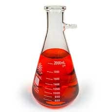 Borosilicate Glass Filter Flask, 2000mL
