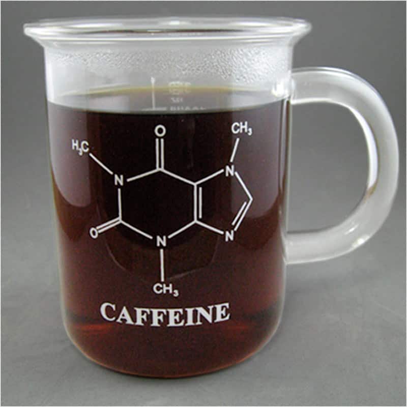 Caffeine Molecule Beaker Mug, 400ml