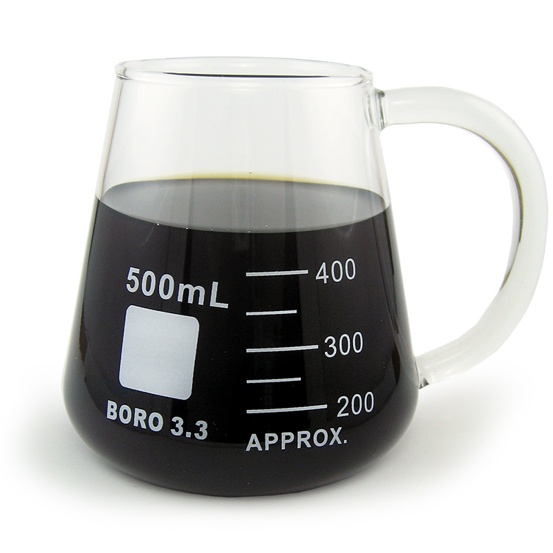 Borosilicate Erlenmeyer Flask Mug, 400ml