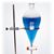 Borosilicate Separatory Funnel With Ring Stand, 1000mL