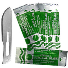 Surgeon's High Carbon Steel Scalpel Blade, Size #10, Pk/10