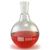Single Neck Flat Bottom Round Boiling Flask, 24/40 Joint, 500mL