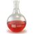 Single Neck Flat Bottom Round Boiling Flask, 24/40 Joint, 500mL