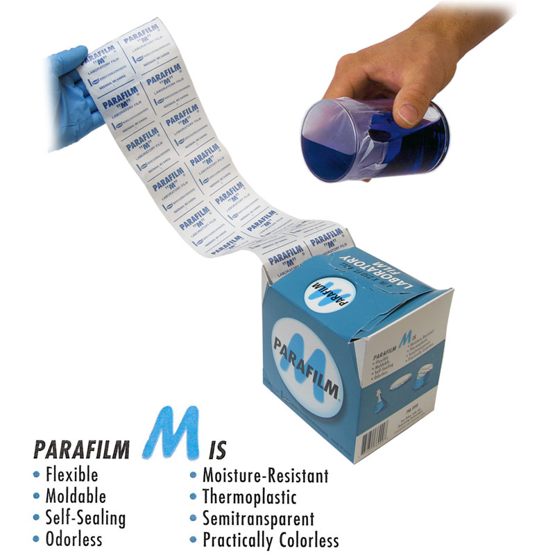 Parafilm M Laboratory Film, 4 inch x 1 foot