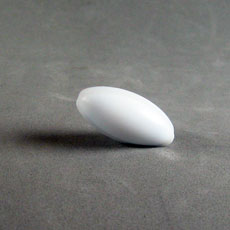 Magnetic Stir Bar, Oval PTFE, 25 x 12mm
