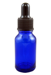 1/2 oz. Cobalt Blue Dropper Bottle