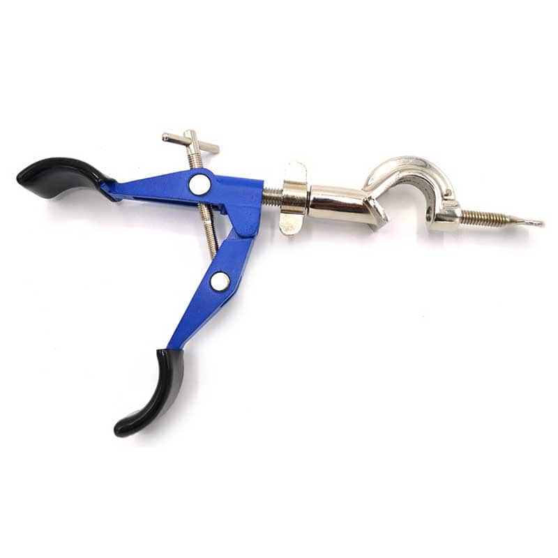 Two Prong, Vinyl Coated, Lab Clamp with Boss Head, 4.75" (12 cm