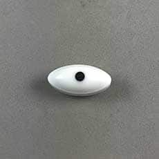 Rare Earth Magnetic Stir Bar, Oval PTFE, 25 x 12mm