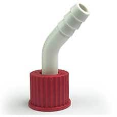 GL18 Open Top, Bent, Hose Connector