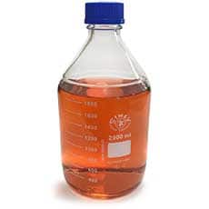 Borosilicate Media Storage Bottle, 2000mL