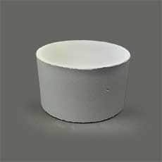 Premium Bone Ash Straight Wall Cupel,  2.5 inch